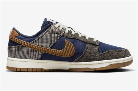 Nike dunks low tweed corduroy